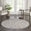 image:imageNourison Home Jubilant Ivory Pink 6 x 9 Area Rug  Easy Clean Non Shedding Bed Room Living Room Dining Room Kitchen 6 x 9Grey