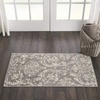 image:imageNourison Home Jubilant Ivory Pink 6 x 9 Area Rug  Easy Clean Non Shedding Bed Room Living Room Dining Room Kitchen 6 x 9Grey