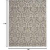 image:imageNourison Home Jubilant Ivory Pink 6 x 9 Area Rug  Easy Clean Non Shedding Bed Room Living Room Dining Room Kitchen 6 x 9Grey