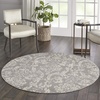 image:imageNourison Home Jubilant Ivory Pink 6 x 9 Area Rug  Easy Clean Non Shedding Bed Room Living Room Dining Room Kitchen 6 x 9Grey