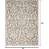 image:imageNourison Home Jubilant Ivory Pink 6 x 9 Area Rug  Easy Clean Non Shedding Bed Room Living Room Dining Room Kitchen 6 x 9Grey