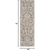 image:imageNourison Home Jubilant Ivory Pink 6 x 9 Area Rug  Easy Clean Non Shedding Bed Room Living Room Dining Room Kitchen 6 x 9Grey