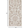 image:imageNourison Home Jubilant Ivory Pink 6 x 9 Area Rug  Easy Clean Non Shedding Bed Room Living Room Dining Room Kitchen 6 x 9Ivory Beige