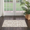 image:imageNourison Home Jubilant Ivory Pink 6 x 9 Area Rug  Easy Clean Non Shedding Bed Room Living Room Dining Room Kitchen 6 x 9Ivory Beige