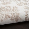 image:imageNourison Home Jubilant Ivory Pink 6 x 9 Area Rug  Easy Clean Non Shedding Bed Room Living Room Dining Room Kitchen 6 x 9Ivory Beige
