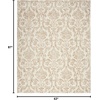 image:imageNourison Home Jubilant Ivory Pink 6 x 9 Area Rug  Easy Clean Non Shedding Bed Room Living Room Dining Room Kitchen 6 x 9Ivory Beige