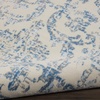 image:imageNourison Home Jubilant Ivory Pink 6 x 9 Area Rug  Easy Clean Non Shedding Bed Room Living Room Dining Room Kitchen 6 x 9Ivory Blue