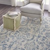 image:imageNourison Home Jubilant Ivory Pink 6 x 9 Area Rug  Easy Clean Non Shedding Bed Room Living Room Dining Room Kitchen 6 x 9Ivory Blue