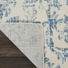 image:imageNourison Home Jubilant Ivory Pink 6 x 9 Area Rug  Easy Clean Non Shedding Bed Room Living Room Dining Room Kitchen 6 x 9Ivory Blue