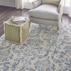 image:imageNourison Home Jubilant Ivory Pink 6 x 9 Area Rug  Easy Clean Non Shedding Bed Room Living Room Dining Room Kitchen 6 x 9Ivory Blue