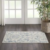 image:imageNourison Home Jubilant Ivory Pink 6 x 9 Area Rug  Easy Clean Non Shedding Bed Room Living Room Dining Room Kitchen 6 x 9Ivory Blue