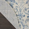 image:imageNourison Home Jubilant Ivory Pink 6 x 9 Area Rug  Easy Clean Non Shedding Bed Room Living Room Dining Room Kitchen 6 x 9Ivory Blue