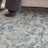 image:imageNourison Home Jubilant Ivory Pink 6 x 9 Area Rug  Easy Clean Non Shedding Bed Room Living Room Dining Room Kitchen 6 x 9Ivory Blue