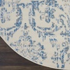 image:imageNourison Home Jubilant Ivory Pink 6 x 9 Area Rug  Easy Clean Non Shedding Bed Room Living Room Dining Room Kitchen 6 x 9Ivory Blue