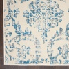 image:imageNourison Home Jubilant Ivory Pink 6 x 9 Area Rug  Easy Clean Non Shedding Bed Room Living Room Dining Room Kitchen 6 x 9Ivory Blue