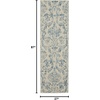 image:imageNourison Home Jubilant Ivory Pink 6 x 9 Area Rug  Easy Clean Non Shedding Bed Room Living Room Dining Room Kitchen 6 x 9Ivory Blue