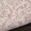 image:imageNourison Home Jubilant Ivory Pink 6 x 9 Area Rug  Easy Clean Non Shedding Bed Room Living Room Dining Room Kitchen 6 x 9Ivory Pink