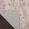 image:imageNourison Home Jubilant Ivory Pink 6 x 9 Area Rug  Easy Clean Non Shedding Bed Room Living Room Dining Room Kitchen 6 x 9Ivory Pink