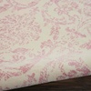 image:imageNourison Home Jubilant Ivory Pink 6 x 9 Area Rug  Easy Clean Non Shedding Bed Room Living Room Dining Room Kitchen 6 x 9Ivory Pink