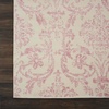 image:imageNourison Home Jubilant Ivory Pink 6 x 9 Area Rug  Easy Clean Non Shedding Bed Room Living Room Dining Room Kitchen 6 x 9Ivory Pink