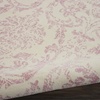 image:imageNourison Home Jubilant Ivory Pink 6 x 9 Area Rug  Easy Clean Non Shedding Bed Room Living Room Dining Room Kitchen 6 x 9Ivory Pink