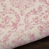 image:imageNourison Home Jubilant Ivory Pink 6 x 9 Area Rug  Easy Clean Non Shedding Bed Room Living Room Dining Room Kitchen 6 x 9Ivory Pink