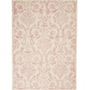 image:imageNourison Home Jubilant Ivory Pink 6 x 9 Area Rug  Easy Clean Non Shedding Bed Room Living Room Dining Room Kitchen 6 x 9Ivory Pink
