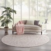 image:imageNourison Home Jubilant Ivory Pink 6 x 9 Area Rug  Easy Clean Non Shedding Bed Room Living Room Dining Room Kitchen 6 x 9Ivory Pink