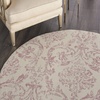 image:imageNourison Home Jubilant Ivory Pink 6 x 9 Area Rug  Easy Clean Non Shedding Bed Room Living Room Dining Room Kitchen 6 x 9Ivory Pink