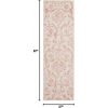image:imageNourison Home Jubilant Ivory Pink 6 x 9 Area Rug  Easy Clean Non Shedding Bed Room Living Room Dining Room Kitchen 6 x 9Ivory Pink