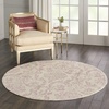 image:imageNourison Home Jubilant Ivory Pink 6 x 9 Area Rug  Easy Clean Non Shedding Bed Room Living Room Dining Room Kitchen 6 x 9Ivory Pink