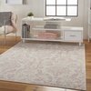 image:imageNourison Home Jubilant Ivory Pink 6 x 9 Area Rug  Easy Clean Non Shedding Bed Room Living Room Dining Room Kitchen 6 x 9Ivory Pink