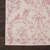 image:imageNourison Home Jubilant Ivory Pink 6 x 9 Area Rug  Easy Clean Non Shedding Bed Room Living Room Dining Room Kitchen 6 x 9Ivory Pink
