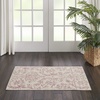 image:imageNourison Home Jubilant Ivory Pink 6 x 9 Area Rug  Easy Clean Non Shedding Bed Room Living Room Dining Room Kitchen 6 x 9Ivory Pink