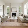 image:imageNourison Home Jubilant Ivory Pink 6 x 9 Area Rug  Easy Clean Non Shedding Bed Room Living Room Dining Room Kitchen 6 x 9Ivory Pink