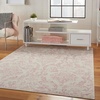 image:imageNourison Home Jubilant Ivory Pink 6 x 9 Area Rug  Easy Clean Non Shedding Bed Room Living Room Dining Room Kitchen 6 x 9Ivory Pink