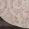 image:imageNourison Home Jubilant Ivory Pink 6 x 9 Area Rug  Easy Clean Non Shedding Bed Room Living Room Dining Room Kitchen 6 x 9Ivory Pink