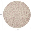 image:imageNourison Home Jubilant Ivory Pink 6 x 9 Area Rug  Easy Clean Non Shedding Bed Room Living Room Dining Room Kitchen 6 x 9Ivory Pink