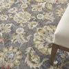image:imageNourison Home Juniper Floral Charcoal Multi 9 x 12 Area Rug Easy Clean Non Shedding Bed Room Living Room Dining Room Kitchen 9x12Charcoal Multi
