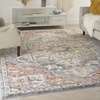 image:imageNourison Home Juniper Ivory Multicolor 710 x 910 Area Rug  Easy Clean Non Shedding Bed Room Living Room Dining Room Kitchen 8 x 10BlueMulticolor