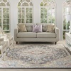 image:imageNourison Home Juniper Ivory Multicolor 710 x 910 Area Rug  Easy Clean Non Shedding Bed Room Living Room Dining Room Kitchen 8 x 10Charcoal Multi