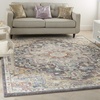 image:imageNourison Home Juniper Ivory Multicolor 710 x 910 Area Rug  Easy Clean Non Shedding Bed Room Living Room Dining Room Kitchen 8 x 10Charcoal Multi