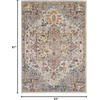 image:imageNourison Home Juniper Ivory Multicolor 710 x 910 Area Rug  Easy Clean Non Shedding Bed Room Living Room Dining Room Kitchen 8 x 10IvoryMulti