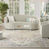image:imageNourison Home Juniper Ivory Multicolor 710 x 910 Area Rug  Easy Clean Non Shedding Bed Room Living Room Dining Room Kitchen 8 x 10IvoryMulti