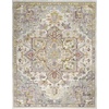 image:imageNourison Home Juniper Ivory Multicolor 710 x 910 Area Rug  Easy Clean Non Shedding Bed Room Living Room Dining Room Kitchen 8 x 10IvoryMulti