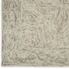 image:imageNourison Home Linked Blue Ivory 8 x 106 Area Rug  Easy Clean Non Shedding Bed Room Living Room Dining Room Kitchen 8 x 11Blue Ivory