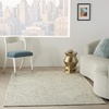 image:imageNourison Home Linked Blue Ivory 8 x 106 Area Rug  Easy Clean Non Shedding Bed Room Living Room Dining Room Kitchen 8 x 11Blue Ivory