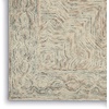 image:imageNourison Home Linked Blue Ivory 8 x 106 Area Rug  Easy Clean Non Shedding Bed Room Living Room Dining Room Kitchen 8 x 11Blue Ivory