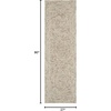 image:imageNourison Home Linked Blue Ivory 8 x 106 Area Rug  Easy Clean Non Shedding Bed Room Living Room Dining Room Kitchen 8 x 11Blue Ivory