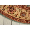 image:imageNourison Home Living Treasures Persian Aqua 510 x ROUND AreaRug EasyCleaning Non Shedding Bed Room Living Room Dining Room Kitchen 6 RoundAqua
